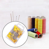 Maxbell 80Pcs Straight Pins for Garment Making Graduation Ceremonies Clothing Making yellow