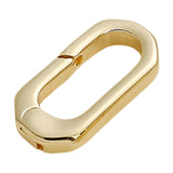 Maxbell Lobster Clasps Oval Snap Push Connector Lock for DIY Crafts Pendant Clothing
