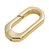 Maxbell Lobster Clasps Oval Snap Push Connector Lock for DIY Crafts Pendant Clothing