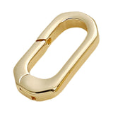 Maxbell Lobster Clasps Oval Snap Push Connector Lock for DIY Crafts Pendant Clothing
