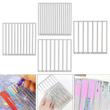 Maxbell Diamond Painting Ruler for Round Full Drill Net Portable DIY Drill Mesh Tool A