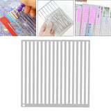 Maxbell Diamond Painting Ruler for Round Full Drill Net Portable DIY Drill Mesh Tool A