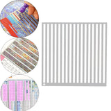 Maxbell Diamond Painting Ruler for Round Full Drill Net Portable DIY Drill Mesh Tool A