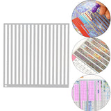 Maxbell Diamond Painting Ruler for Round Full Drill Net Portable DIY Drill Mesh Tool A