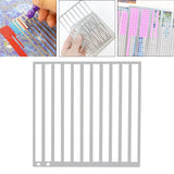 Maxbell Diamond Painting Ruler for Round Full Drill Net Portable DIY Drill Mesh Tool B