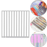 Maxbell Diamond Painting Ruler for Round Full Drill Net Portable DIY Drill Mesh Tool B