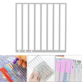 Maxbell Diamond Painting Ruler for Round Full Drill Net Portable DIY Drill Mesh Tool C