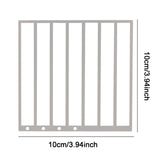 Maxbell Diamond Painting Ruler for Round Full Drill Net Portable DIY Drill Mesh Tool D
