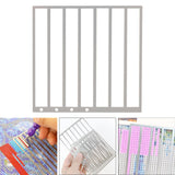 Maxbell Diamond Painting Ruler for Round Full Drill Net Portable DIY Drill Mesh Tool D