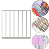 Maxbell Diamond Painting Ruler for Round Full Drill Net Portable DIY Drill Mesh Tool D