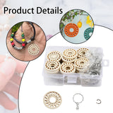 Maxbell 50x Sunflower Wooden Cutouts Unfinished Blank Drawing Decorations Wood Chips