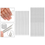 Maxbell 20 Pieces Snag Repair Needle Sewing Supplies for Knitted Woven DIY Home Use 0.8x60mm