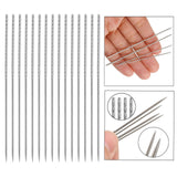 Maxbell 20 Pieces Snag Repair Needle Sewing Supplies for Knitted Woven DIY Home Use 0.8x60mm