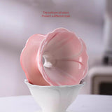 Maxbell Pour over Coffee Maker Porcelain Cone Brewer for Home Ceramic Coffee Dripper Pink