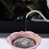 Maxbell Pour over Coffee Maker Porcelain Cone Brewer for Home Ceramic Coffee Dripper Pink