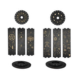 Maxbell Crystal Shelf Home Decor Wooden Crystal Holder for Rock Gemstones Collection 12 Constellations
