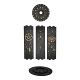 Maxbell Crystal Shelf Home Decor Wooden Crystal Holder for Rock Gemstones Collection 12 Constellations