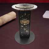 Maxbell Crystal Shelf Home Decor Wooden Crystal Holder for Rock Gemstones Collection 12 Constellations
