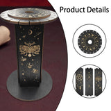 Maxbell Crystal Shelf Home Decor Wooden Crystal Holder for Rock Gemstones Collection 12 Constellations