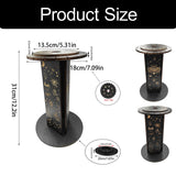 Maxbell Crystal Shelf Home Decor Wooden Crystal Holder for Rock Gemstones Collection 12 Constellations