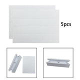 Maxbell 5Pcs Diamond Grading Board Comparison Gemstone Sorting Tray Gemological Tool