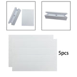 Maxbell 5Pcs Diamond Grading Board Comparison Gemstone Sorting Tray Gemological Tool