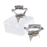 Maxbell 2 Pieces Pottery Clay Glaze Clamps Premium DIY Fingertip Dipping Glaze Clips