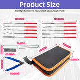Maxbell Mini Diamond File Assorted Set Small File Set for Model Repair DIY Craftsman