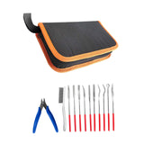 Maxbell Mini Diamond File Assorted Set Small File Set for Model Repair DIY Craftsman