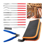 Maxbell Mini Diamond File Assorted Set Small File Set for Model Repair DIY Craftsman