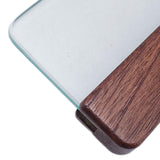 Maxbell Glass Slicker for Burnishing Leather Lightweight Crafts Block Smoothing Tool