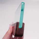Maxbell Glass Slicker for Burnishing Leather Lightweight Crafts Block Smoothing Tool