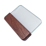 Maxbell Glass Slicker for Burnishing Leather Lightweight Crafts Block Smoothing Tool