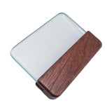 Maxbell Glass Slicker for Burnishing Leather Lightweight Crafts Block Smoothing Tool