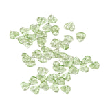 Maxbell 50Pcs Leaf Charms Decor Stylish Loose Beads for DIY Crafts Necklace Bracelet 1.5x1.4 cm Light Green