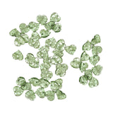 Maxbell 50Pcs Leaf Charms Decor Stylish Loose Beads for DIY Crafts Necklace Bracelet 1.5x1.4 cm Dark Green
