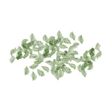 Maxbell 50Pcs Leaf Charms Decor Stylish Loose Beads for DIY Crafts Necklace Bracelet 1.1x1.9 cm Dark Green