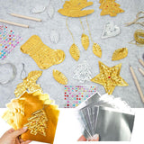 Maxbell Foil Sheet Kit for DIY Crafts Engraving Embossing Multipurpuse 0.07 mm Thick Gold