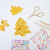 Maxbell Foil Sheet Kit for DIY Crafts Engraving Embossing Multipurpuse 0.07 mm Thick Gold