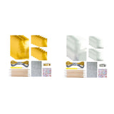Maxbell Foil Sheet Kit for DIY Crafts Engraving Embossing Multipurpuse 0.07 mm Thick Gold