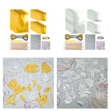 Maxbell Foil Sheet Kit for DIY Crafts Engraving Embossing Multipurpuse 0.07 mm Thick Gold