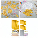 Maxbell Foil Sheet Kit for DIY Crafts Engraving Embossing Multipurpuse 0.07 mm Thick Gold