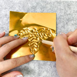 Maxbell Foil Sheet Kit for DIY Crafts Engraving Embossing Multipurpuse 0.07 mm Thick Gold