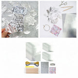 Maxbell Foil Sheet Kit for DIY Crafts Engraving Embossing Multipurpuse 0.07 mm Thick Argent