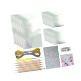 Maxbell Foil Sheet Kit for DIY Crafts Engraving Embossing Multipurpuse 0.07 mm Thick Argent