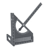 Maxbell 3D Multi Angle Measuring Ruler Measurement for Carpenters Office Enthusiasts Gray