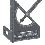 Maxbell 3D Multi Angle Measuring Ruler Measurement for Carpenters Office Enthusiasts Gray