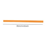 Maxbell Braille School Braille Ruler Sturdy Learning Supplies for Office School Home Orange