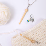 Maxbell Mini Crochet Hook with Cover Lightweight Portable for Thread Sewing Trimming