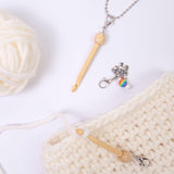 Maxbell Mini Crochet Hook with Cover Lightweight Portable for Thread Sewing Trimming